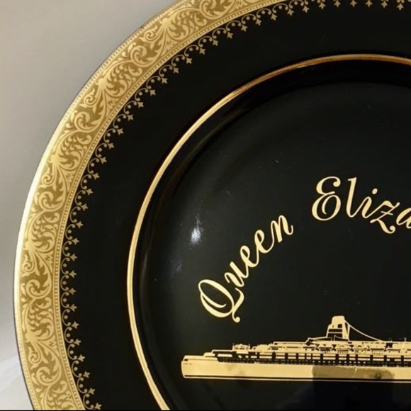 Vintage French Limoges, 22k Gold Queen Elizabeth 2 - Picture 4 of 8